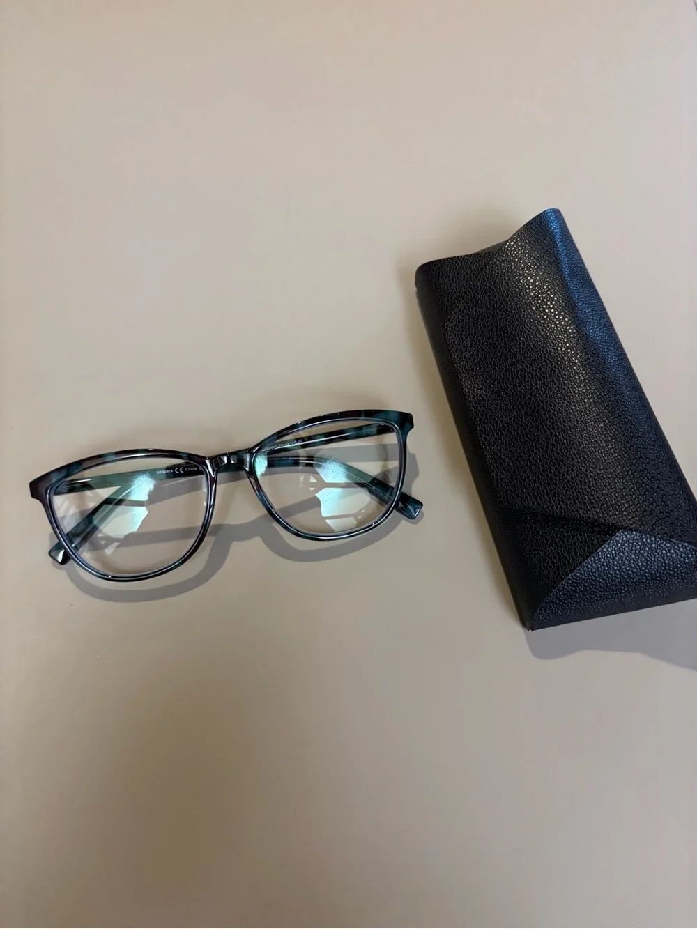 NWOT Peepers Blue Light Filtering Readers +0 Green Tortoise Bengal with Case